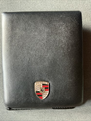 Porsche wappen leder klapp - porsche,