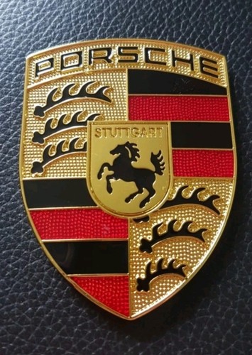 Orig porsche wappen farbig - orig.,