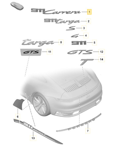 Für porsche 992 - für,