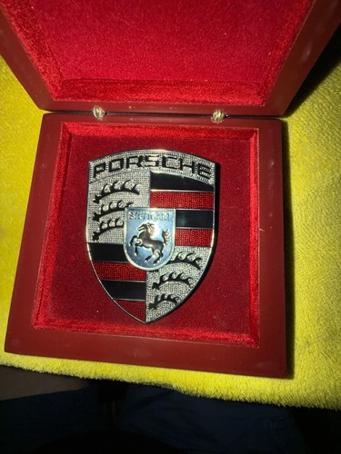 Porsche hauben emblem wappen - porsche,