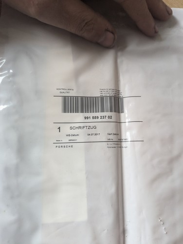 Original porsche schriftzug - original,