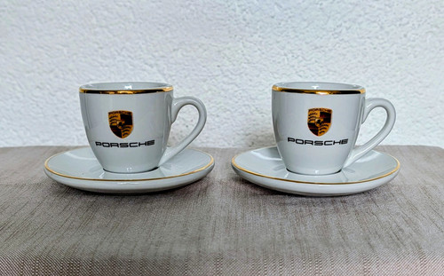 Porsche espresso tassen - porsche, 2x