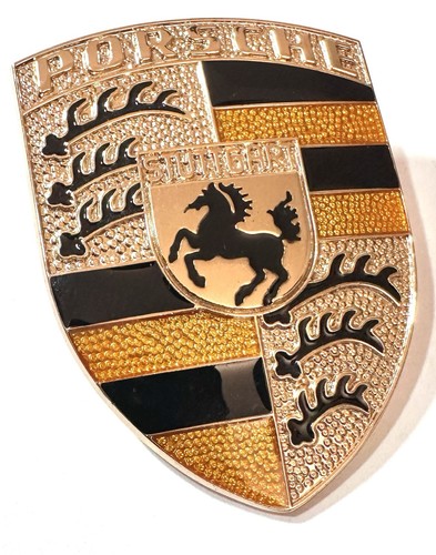 Porsche emblem motorhaube - porsche,
