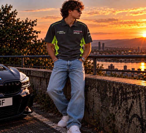 Porsche herren polo kurzarm - porsche,