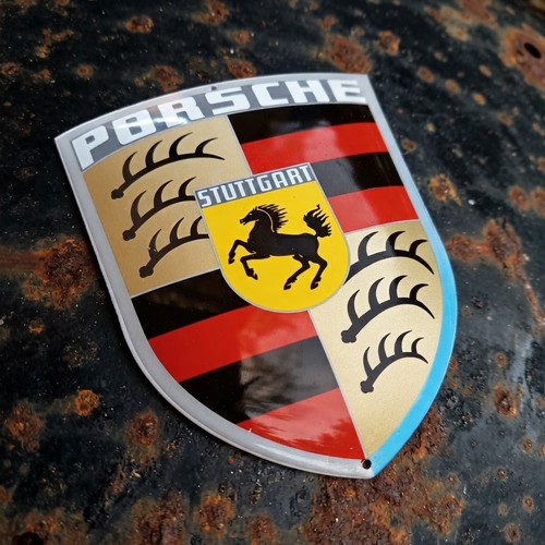 Emailleschild porsche plakette - porsche,
